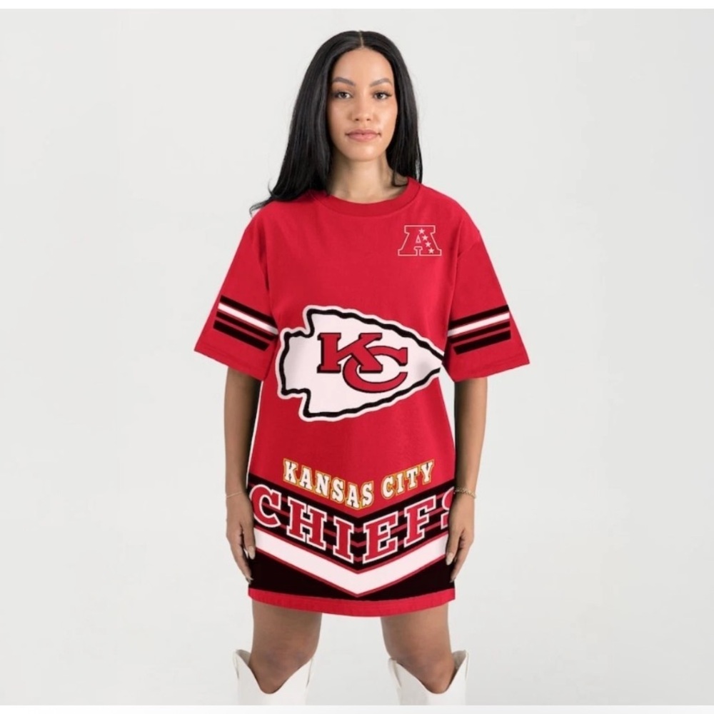 Women's Gameday Couture Kansas City Chiefs Perfect Score Vintage T-Shirt Dress